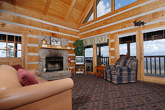 Pure Heaven - Bluff Mountain Acres Cabin 306 - Luxury chalet in Pigeon ...