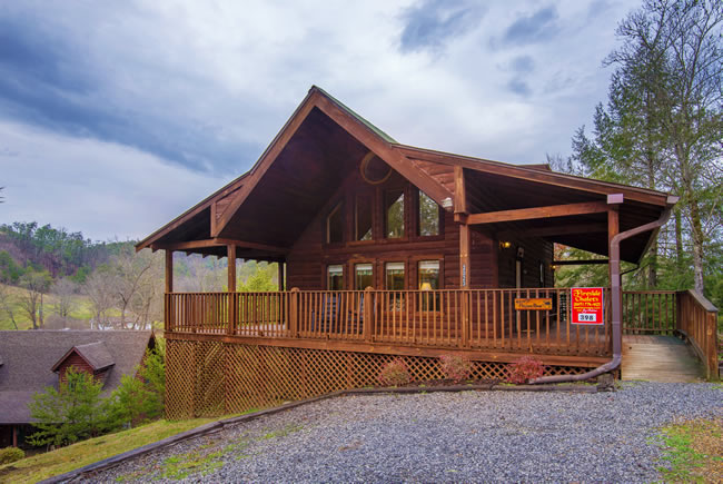 Pigeon Forge One Bedroom Cabin Rental Lake Access Hot Tub