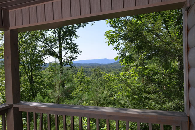 Pigeon Forge One Bedroom Cabin Rental Secluded Mountain View